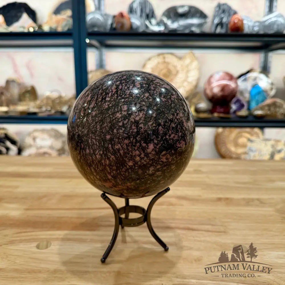 Rhodonite Sphere 5.91’’ Sphere