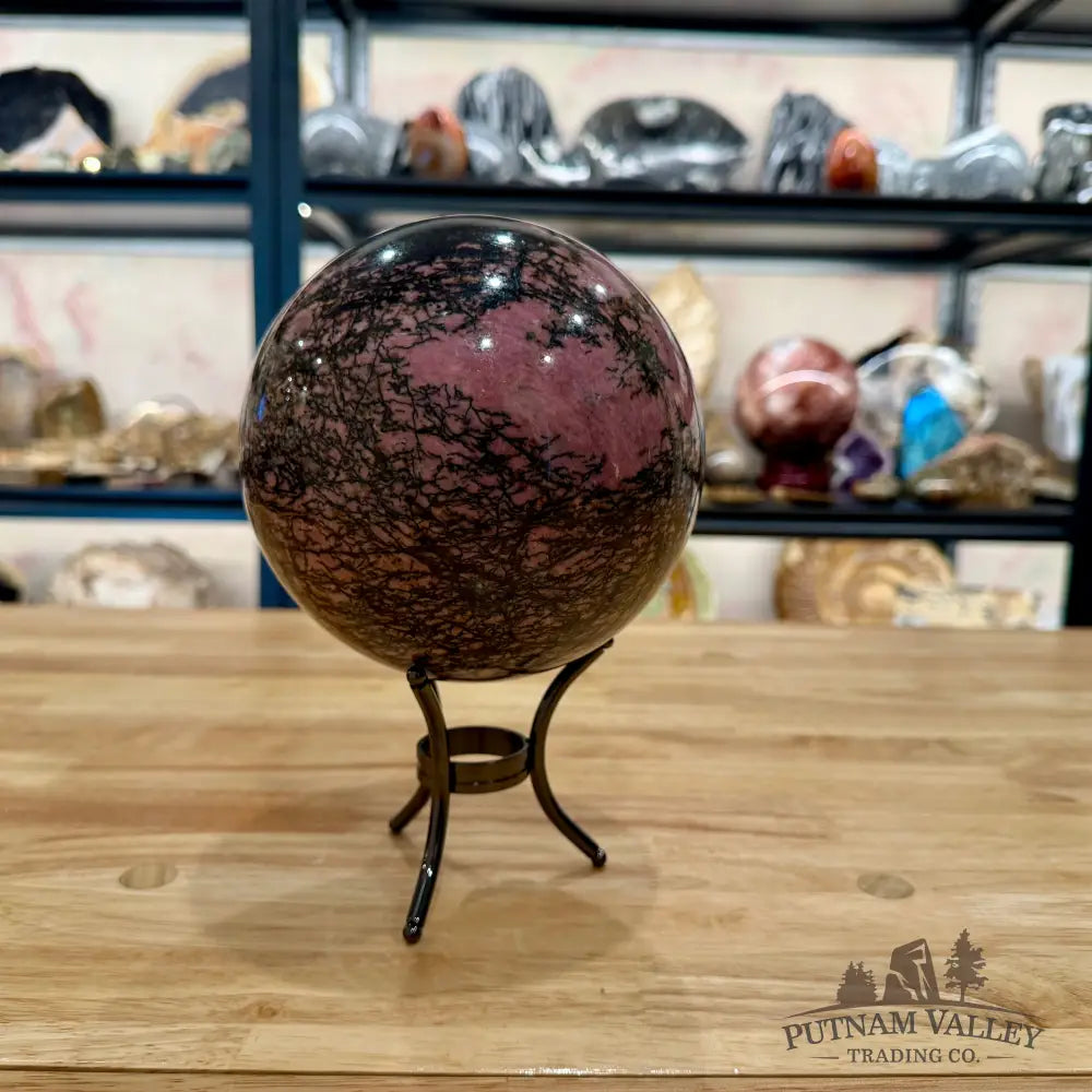 Rhodonite Sphere 5.91’’ Sphere