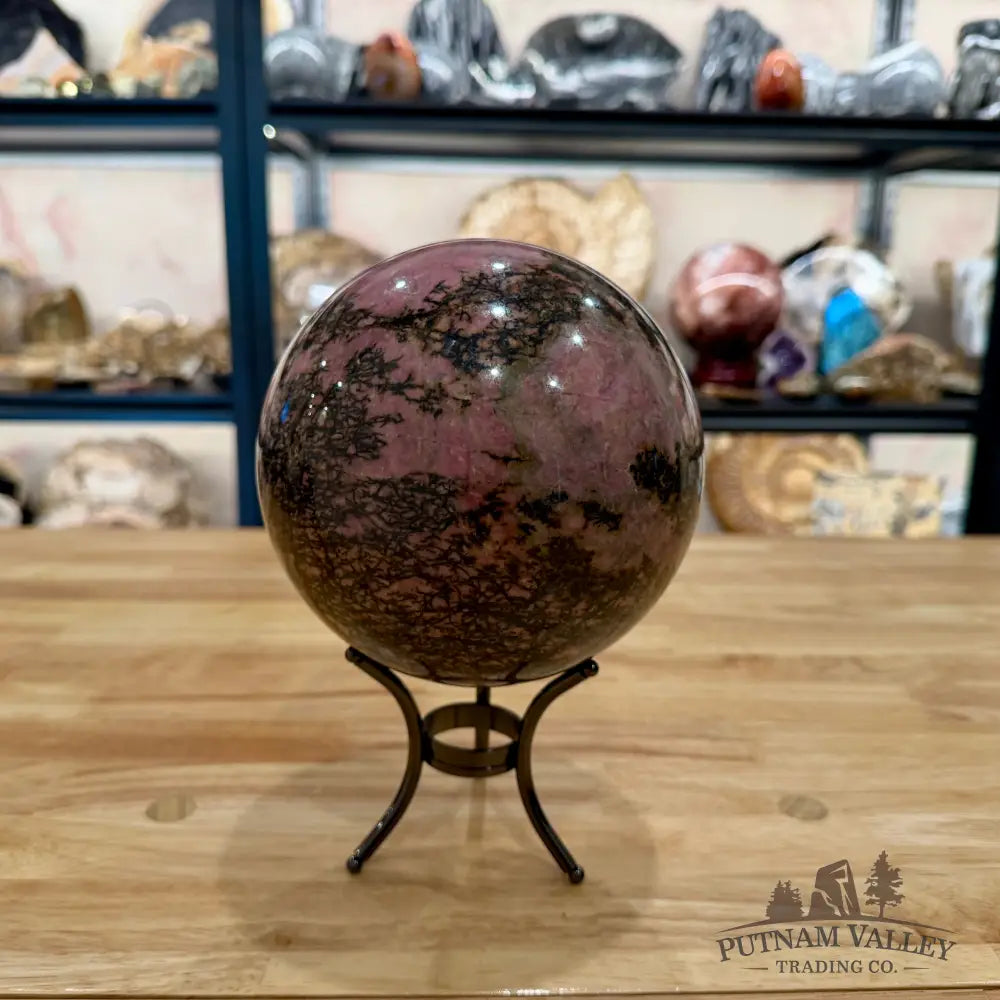 Rhodonite Sphere 5.91’’ Sphere