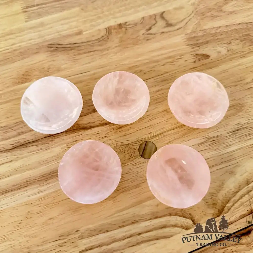 Rose Quartz Mini Bowls - Putnam Valley Trading Co.