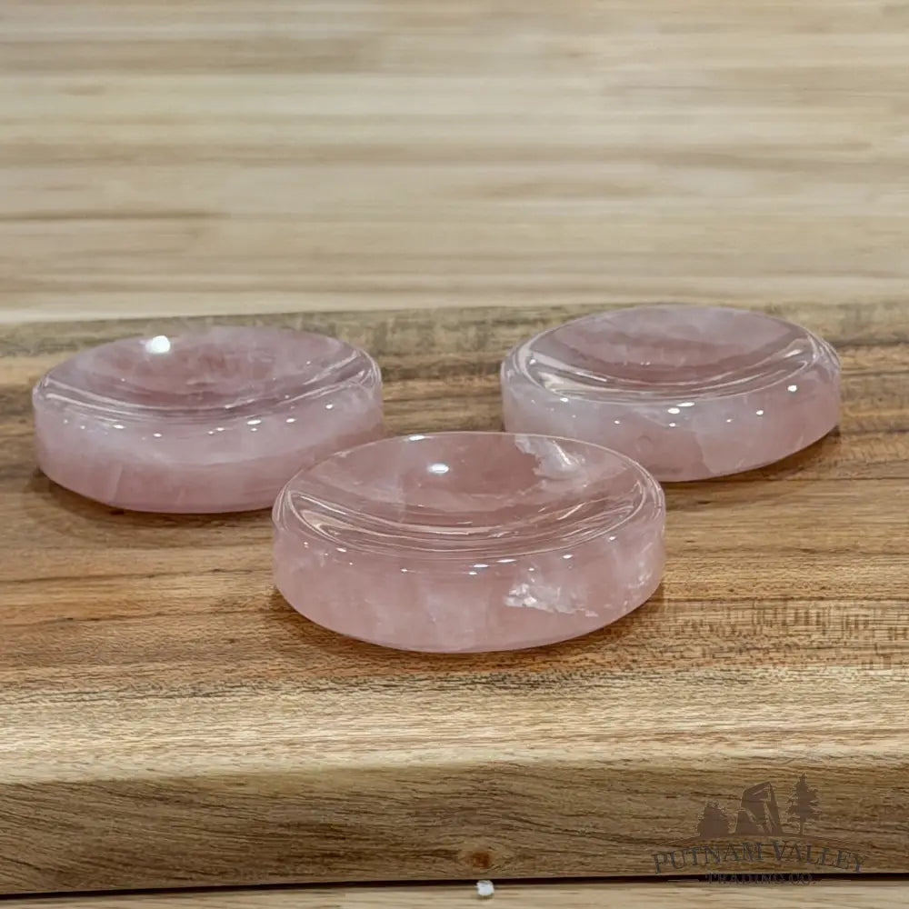 Rose Quartz Round Dish - Bowl
