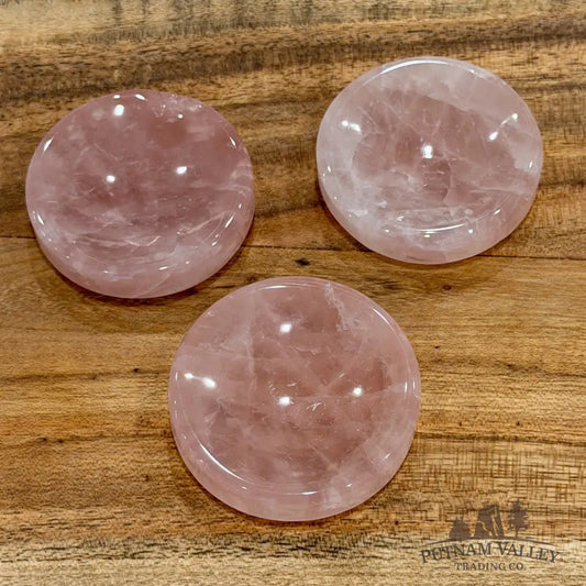 Rose Quartz Round Dish - Bowl