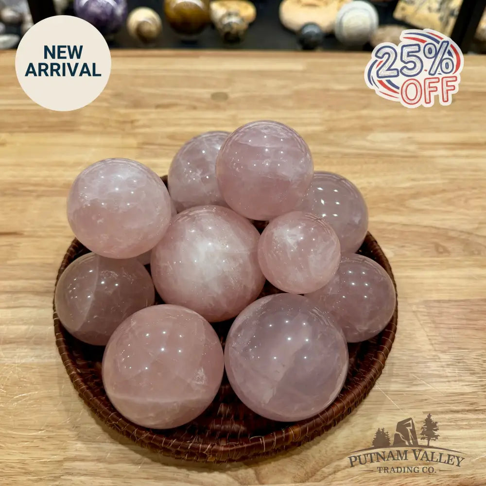 Rose Quartz Spheres - 1.88’’ - Sphere