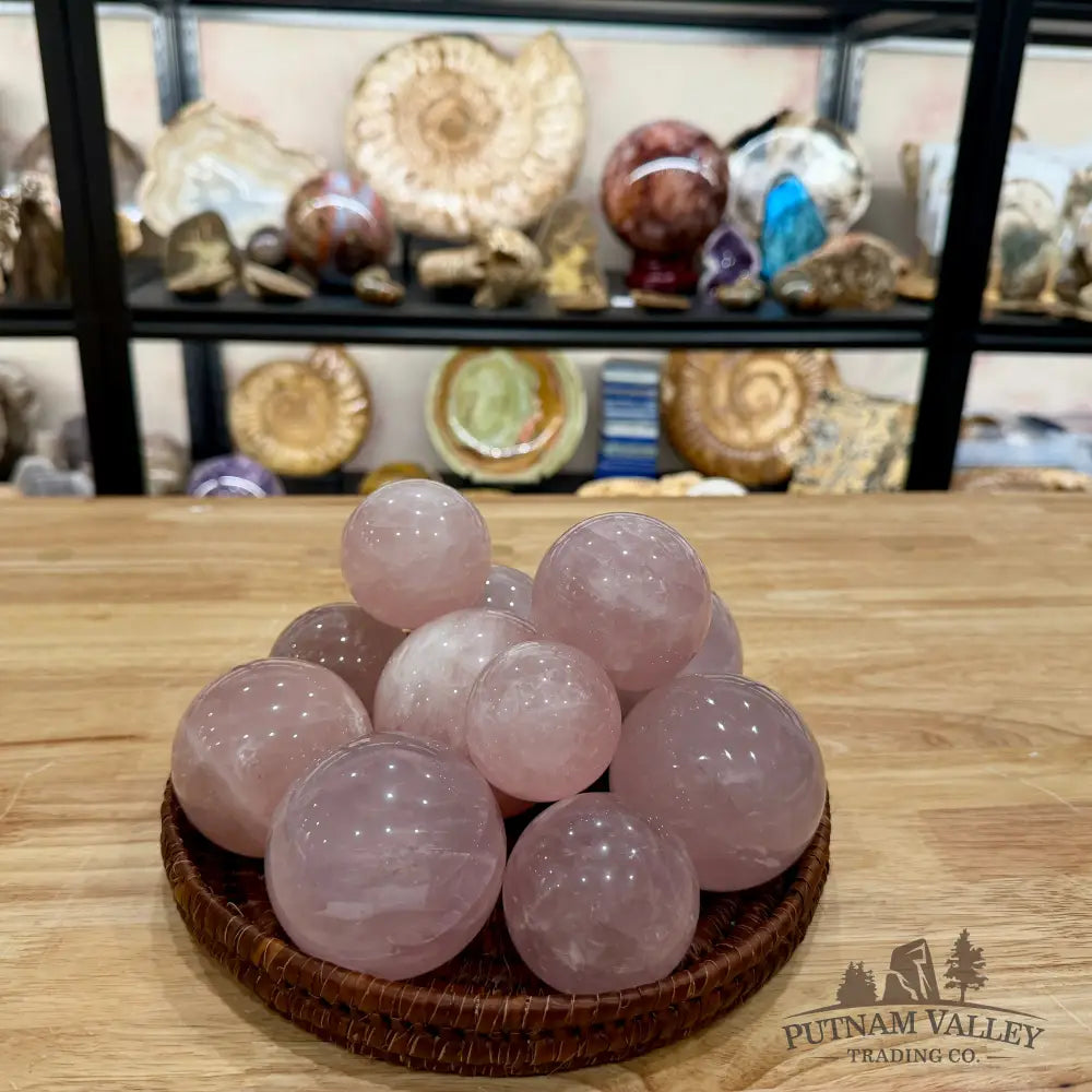 Rose Quartz Spheres - Sphere