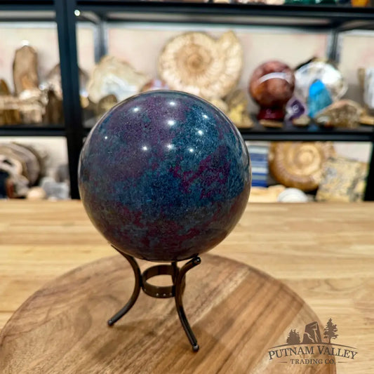 Ruby in Fuchsite + Kyanite Sphere 5.33’’ - Sphere