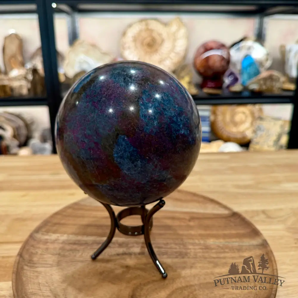 Ruby in Fuchsite + Kyanite Sphere 5.33’’ - Sphere