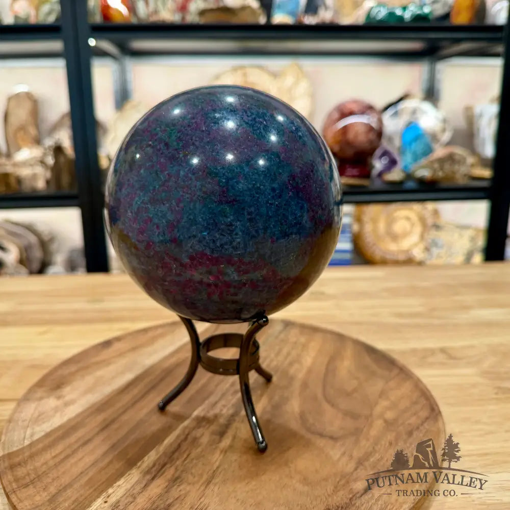 Ruby in Fuchsite + Kyanite Sphere 5.33’’ - Sphere