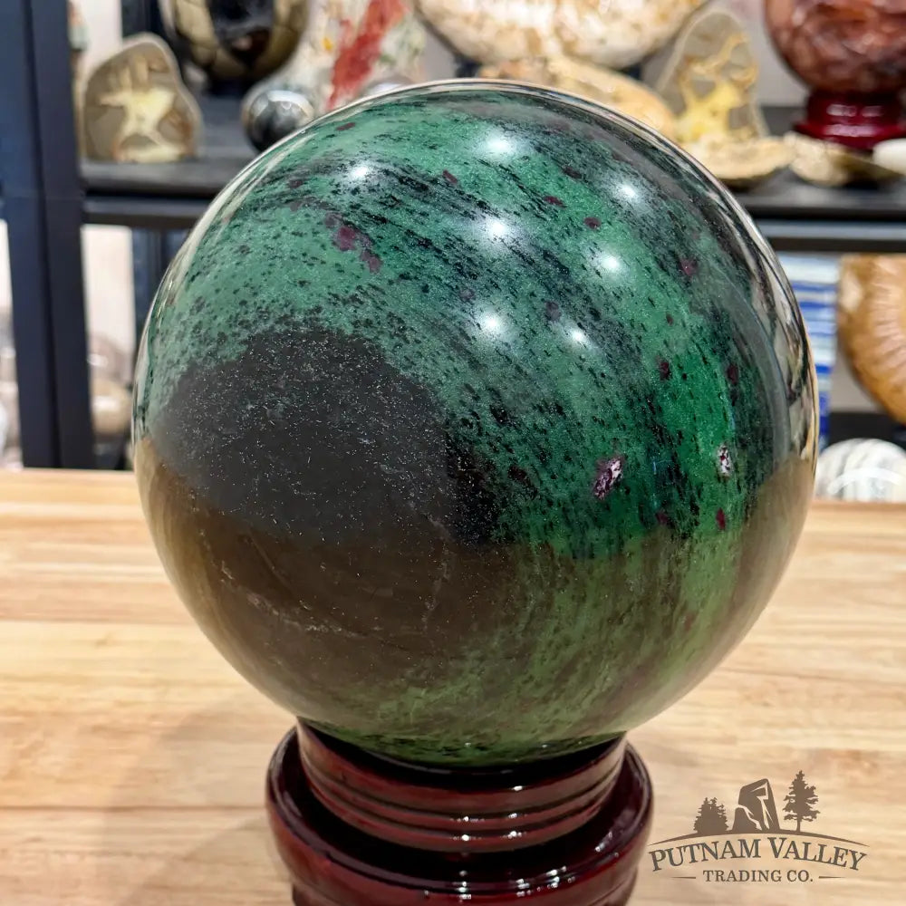 Ruby in Zoisite Sphere 8.3’’ - Sphere