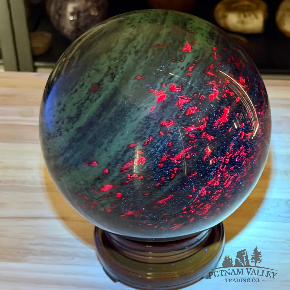 Ruby in Zoisite Sphere 8.3’’ - Sphere
