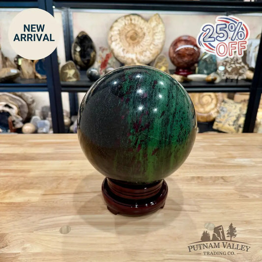 Ruby in Zoisite Sphere 8.3’’ - Sphere