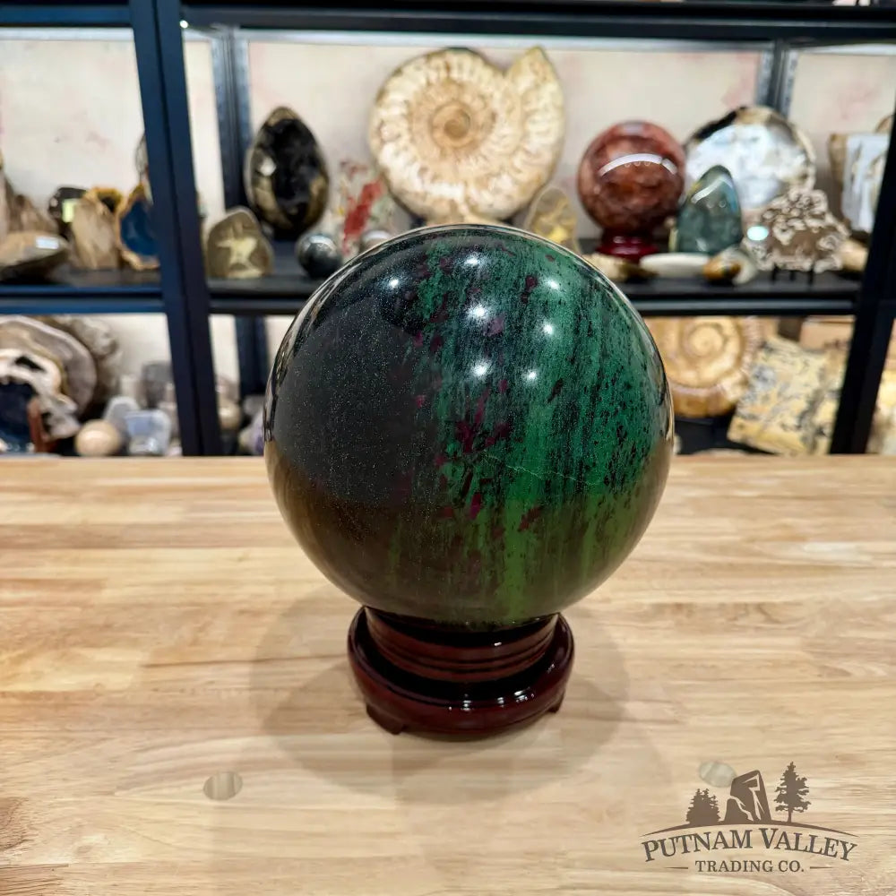 Ruby in Zoisite Sphere 8.3’’ - Sphere