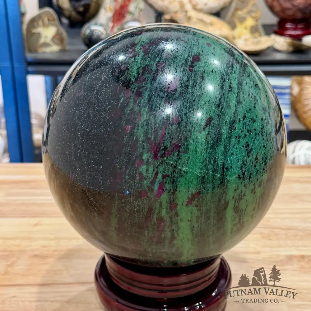 Ruby in Zoisite Sphere 8.3’’ - Sphere