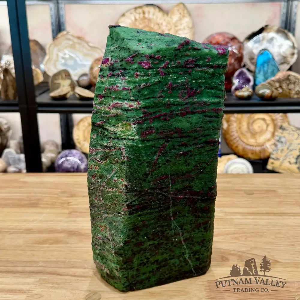 Ruby in Zoisite Statement Tower 12.5’’ - Sculpture