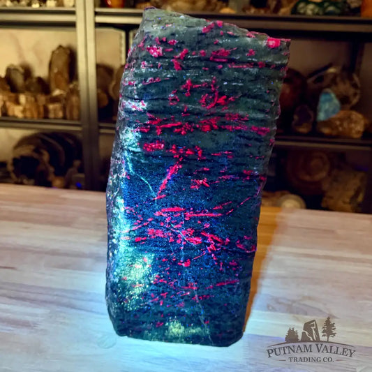 Ruby in Zoisite Statement Tower 12.5’’ - Sculpture