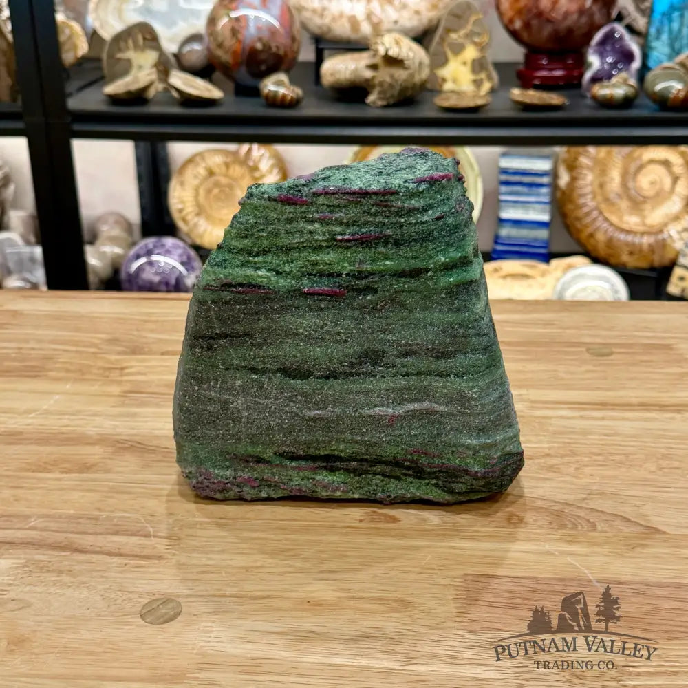 Ruby in Zoisite Tower 7.6’’| UV Reactive - Free Standing Accent