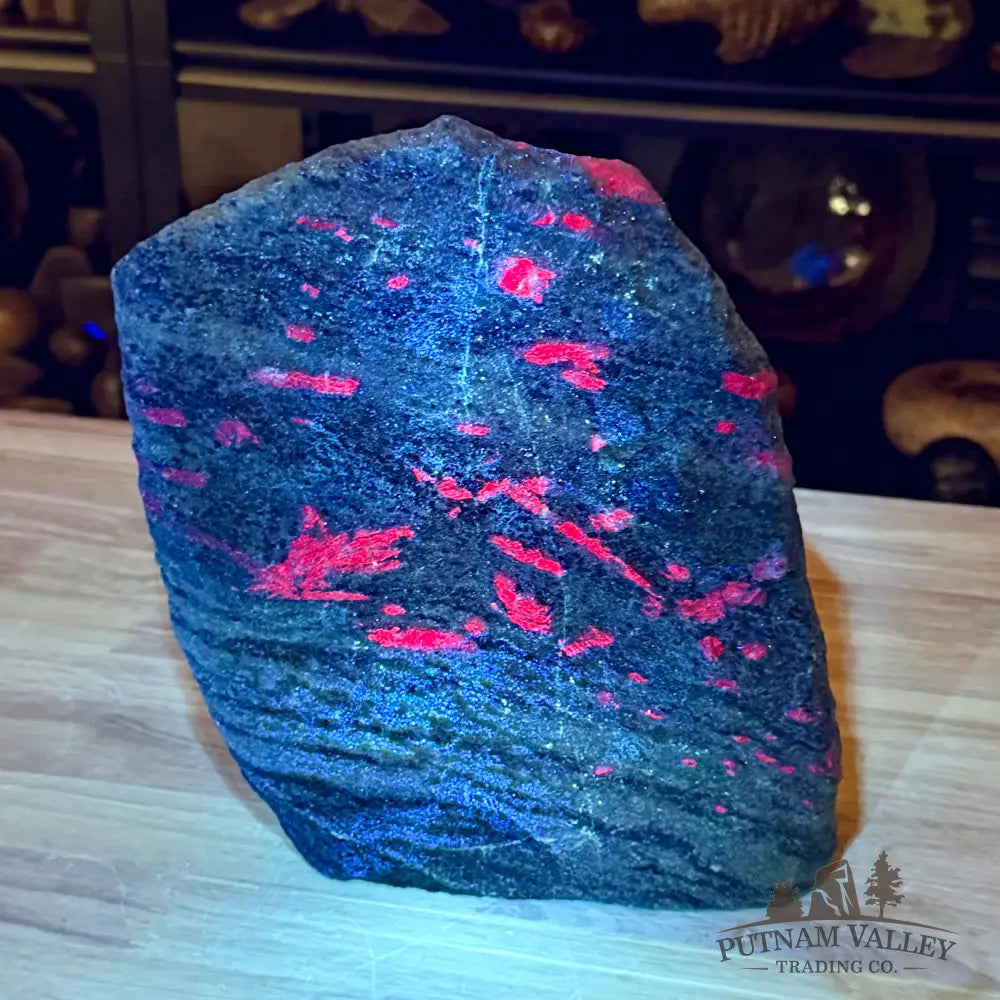 Ruby in Zoisite Tower 9.5’’| UV Reactive - Free Standing Accent