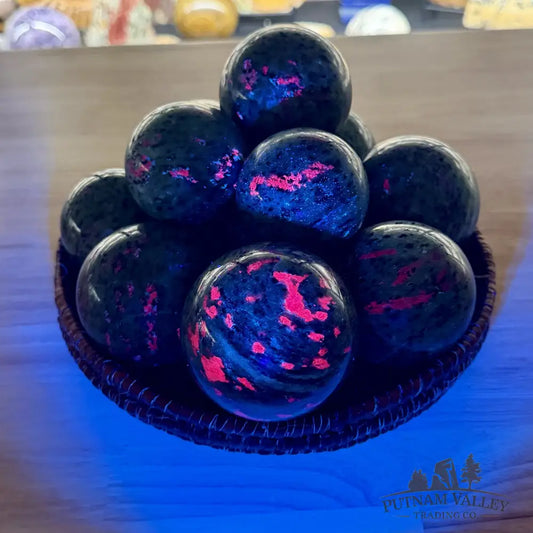 Ruby Zoisite Spheres - Sphere