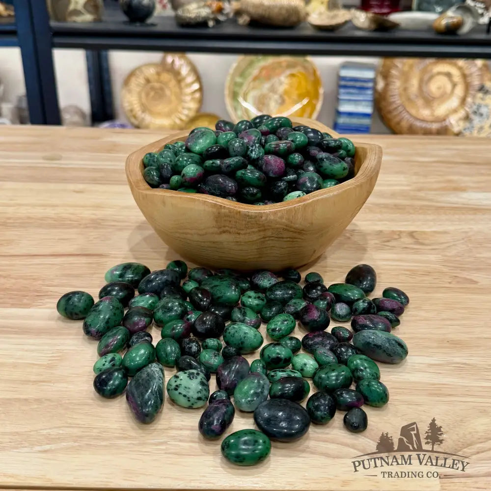 Ruby Zoisite Tumbles (½ lb) - Tumbled Stone
