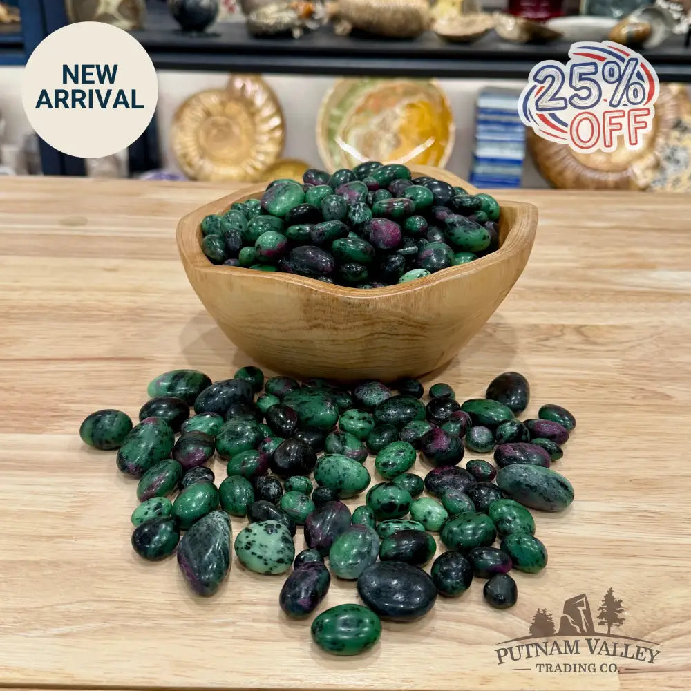Ruby Zoisite Tumbles (½ lb) - Tumbled Stone