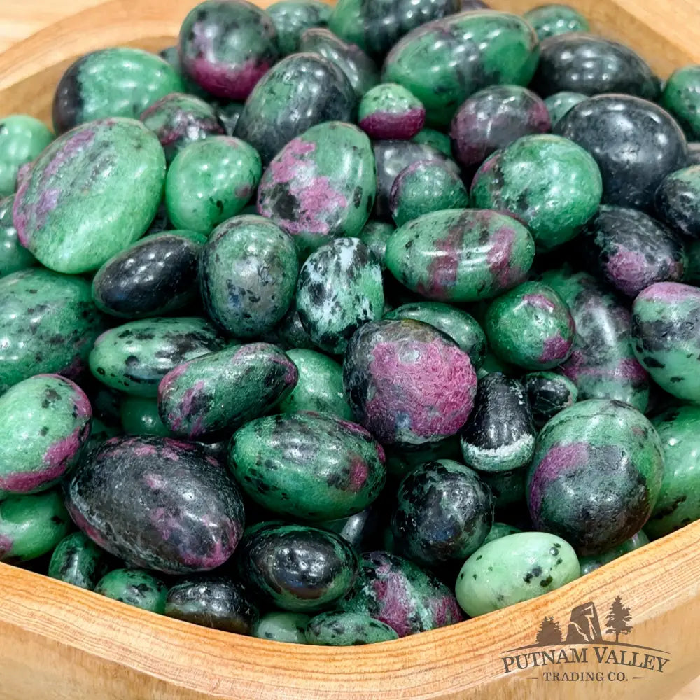 Ruby Zoisite Tumbles (½ lb) - Tumbled Stone