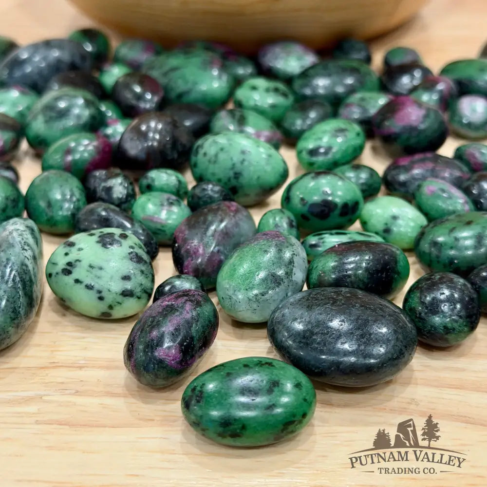 Ruby Zoisite Tumbles (½ lb) - Tumbled Stone