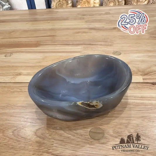 Rustic Agate Bowl - Putnam Valley Trading Co.