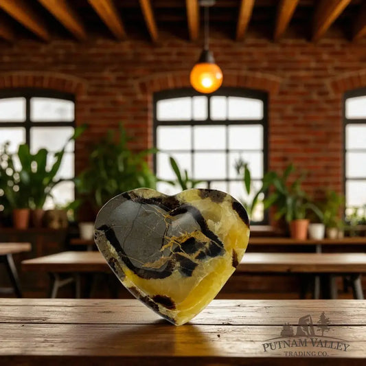 Septarian Heart Dish Bowl