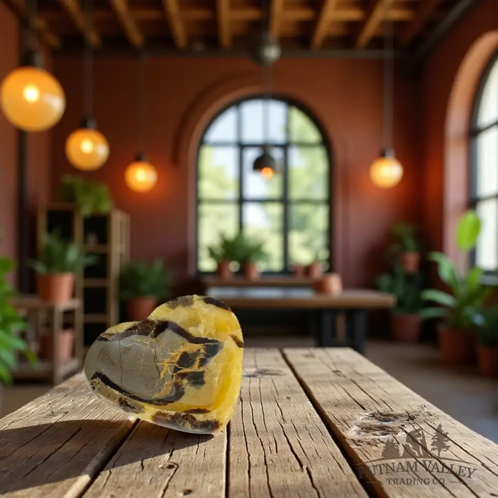 Septarian Heart Dish Bowl