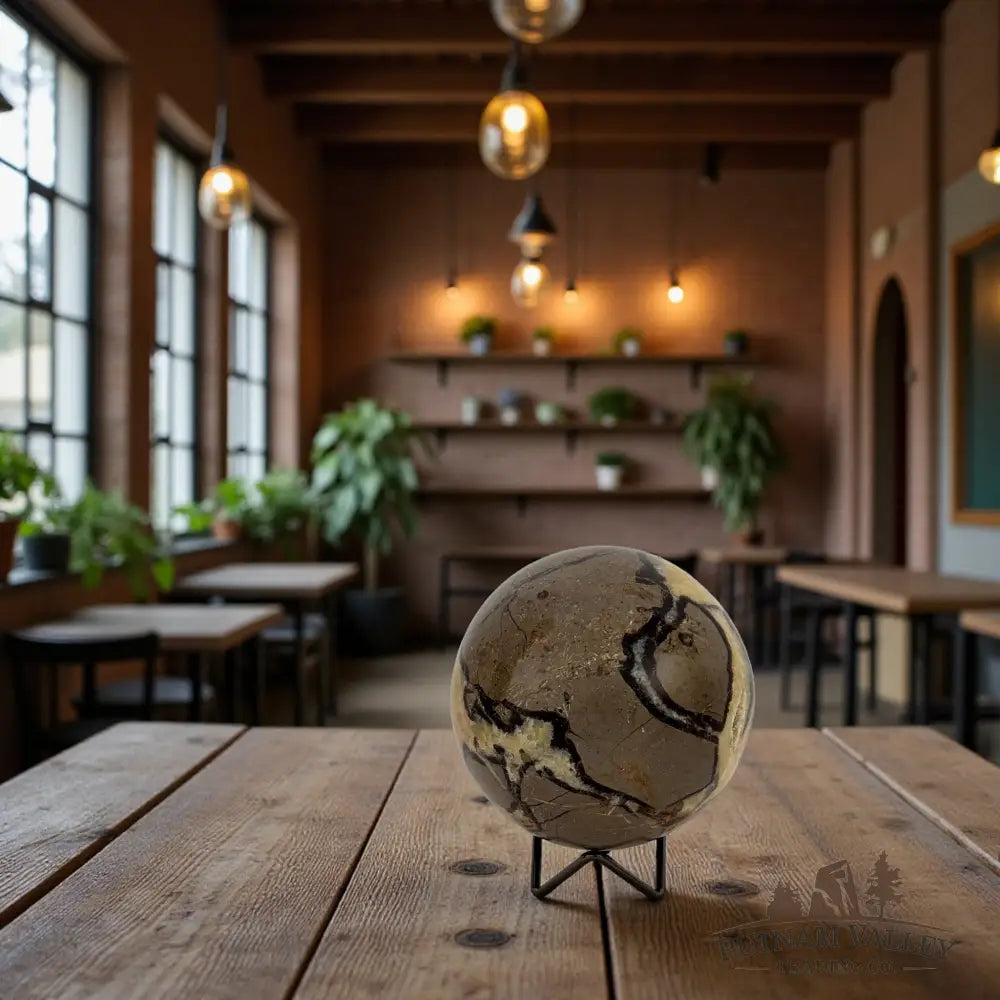 Septarian Sphere 4.6’’ Sphere