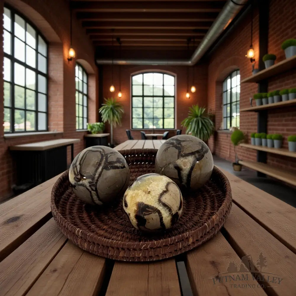 Septarian Sphere 2.71’’ - 3’’ Sphere