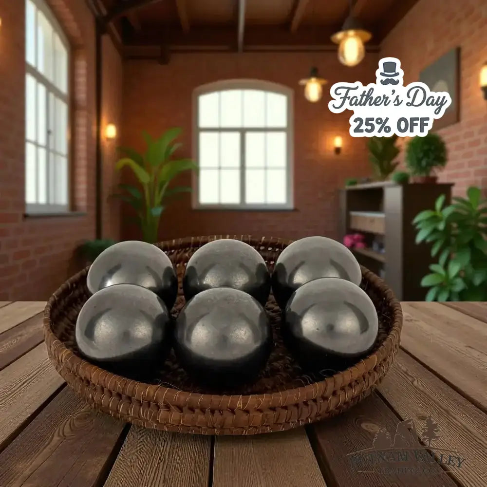 Shungite Spheres - Putnam Valley Trading Co.