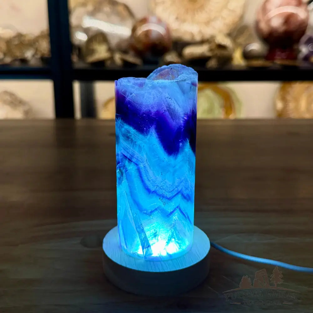 Slim Rainbow Fluorite Lamp 5.12’’ - Lamp