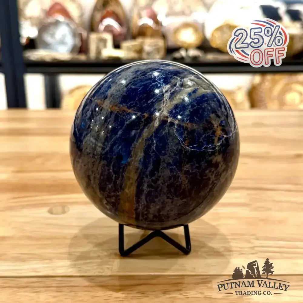 Sodalite Sphere 4.73" - Putnam Valley Trading Co.