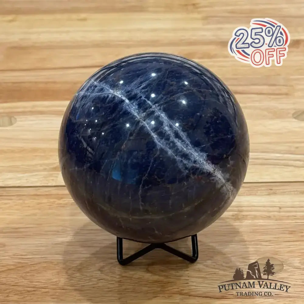 Sodalite Sphere 4.75" - Putnam Valley Trading Co.