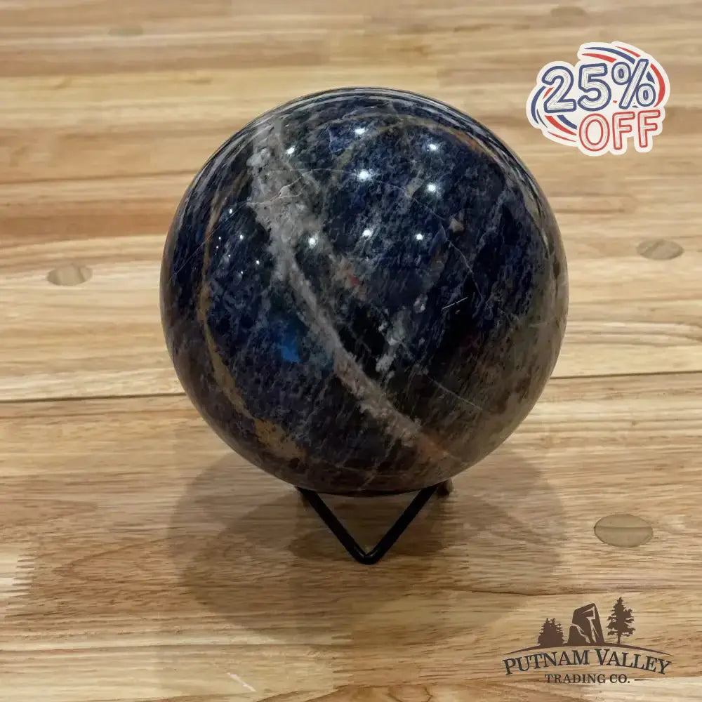 Sodalite Sphere 5.08" - Putnam Valley Trading Co.