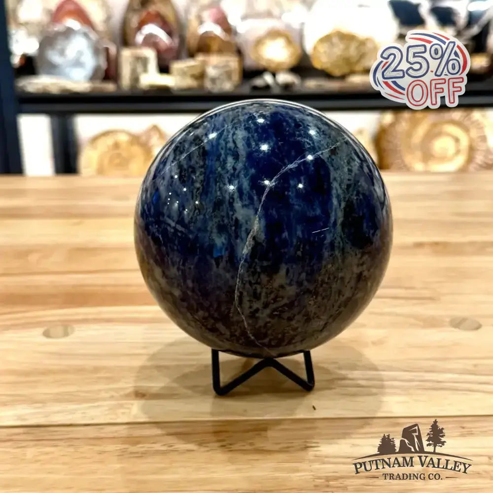 Sodalite Sphere 5.09" - Putnam Valley Trading Co.