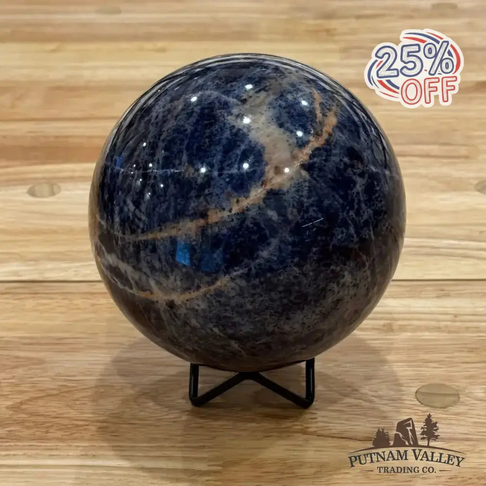 Sodalite Sphere 5.16" - Putnam Valley Trading Co.
