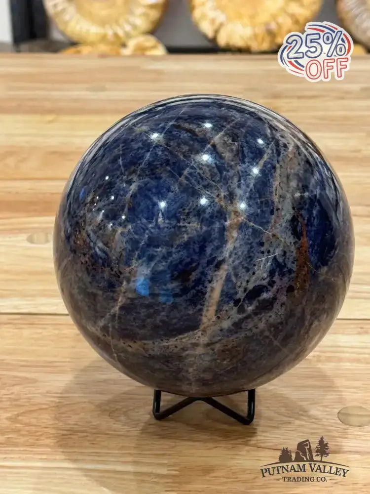 Sodalite Sphere 6" - Putnam Valley Trading Co.