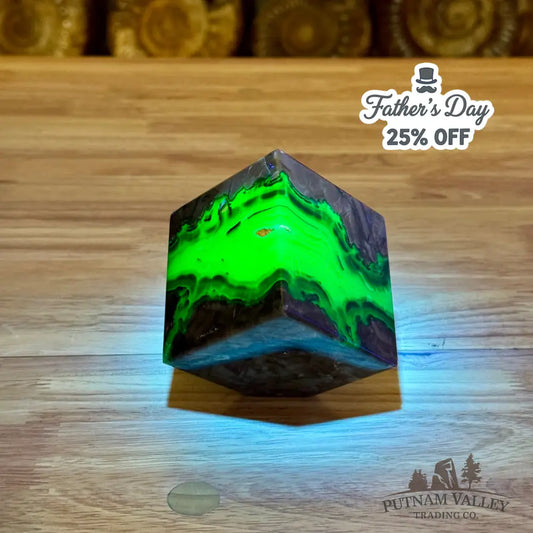 Standing Volcano Agate Cube 2.7’’ Cube