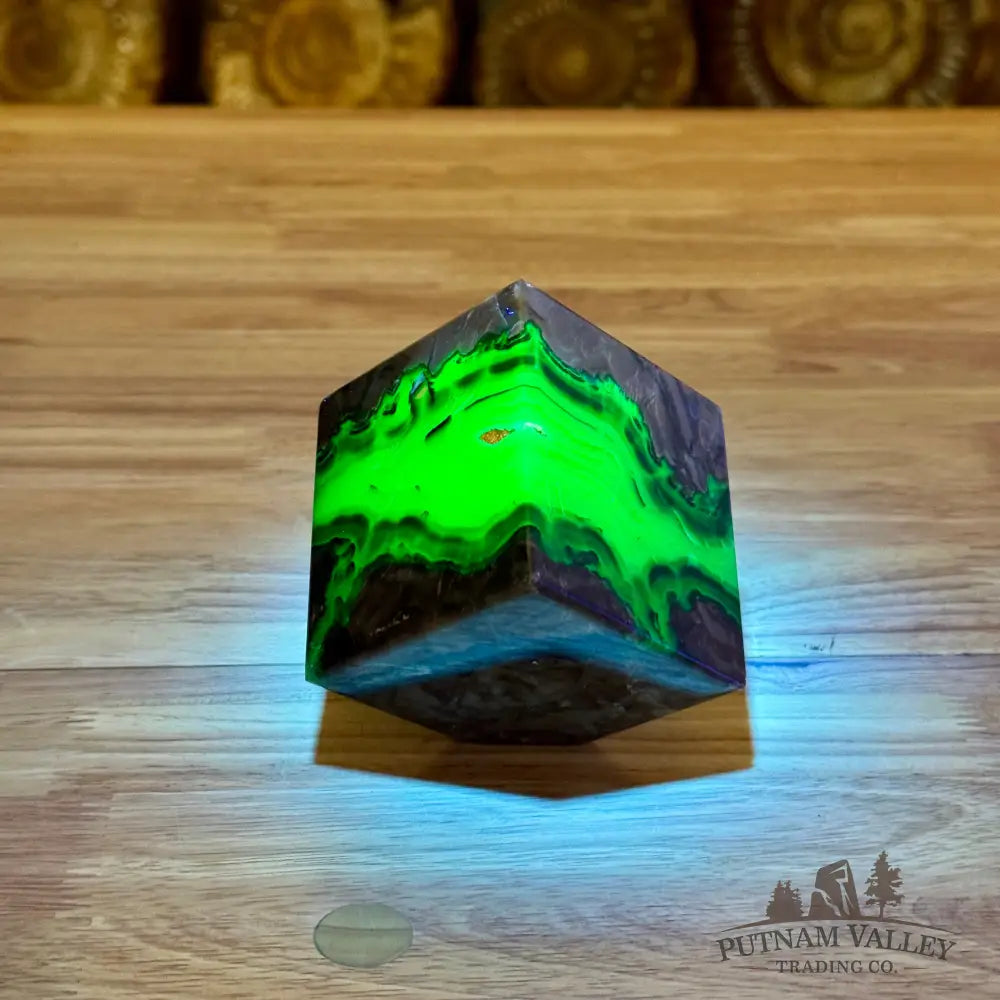 Standing Volcano Agate Cube 2.7’’ Cube
