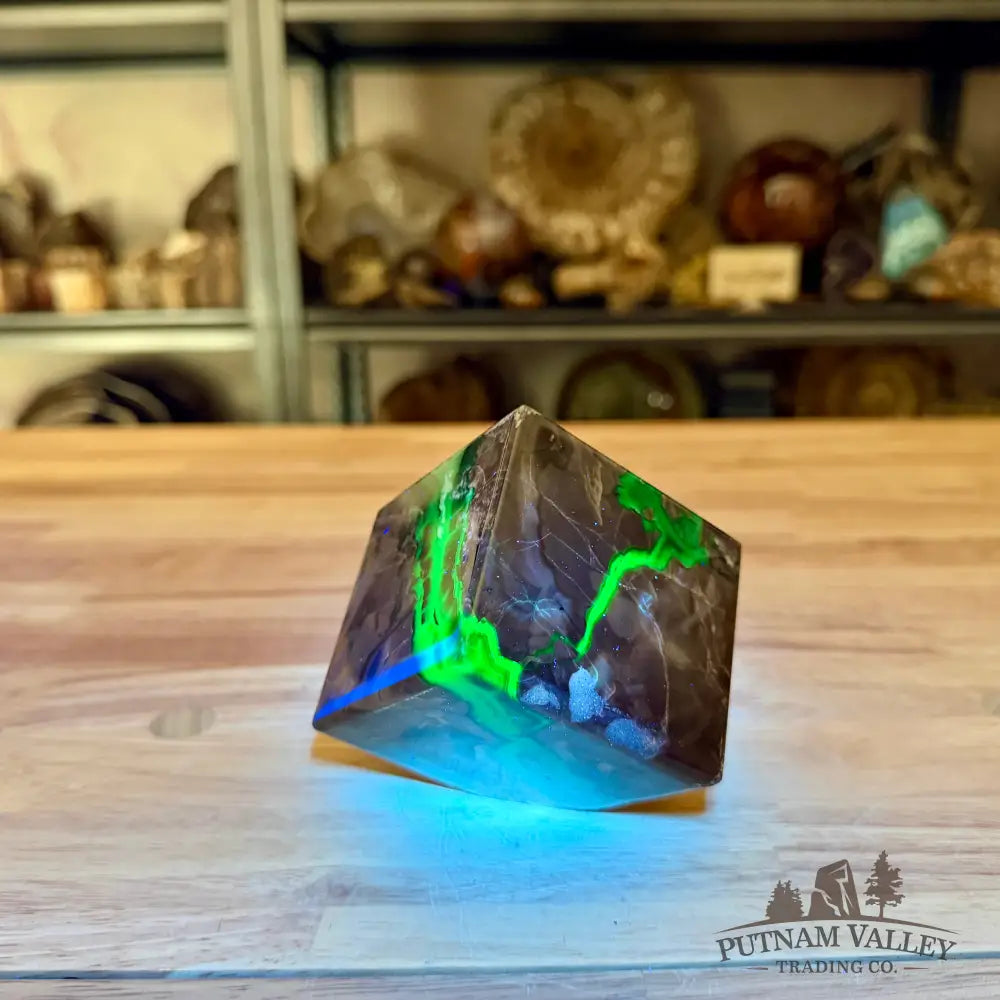 Standing Volcano Agate Cube 3’’ ? - Cube