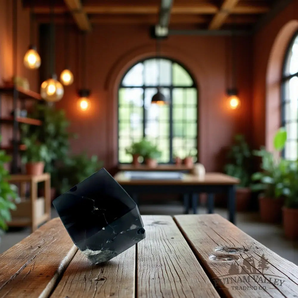 Standing Volcano Agate Cube Cube