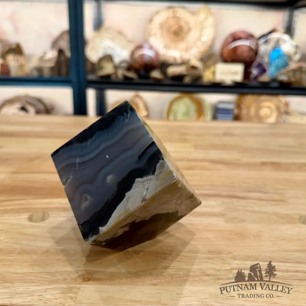 Standing Volcano Agate Cube 3’’ ? - Cube