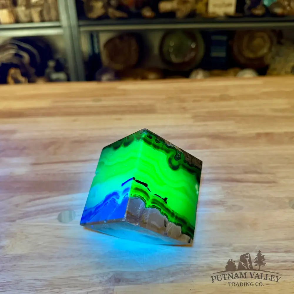 Standing Volcano Agate Cube 3’’ ? - Cube