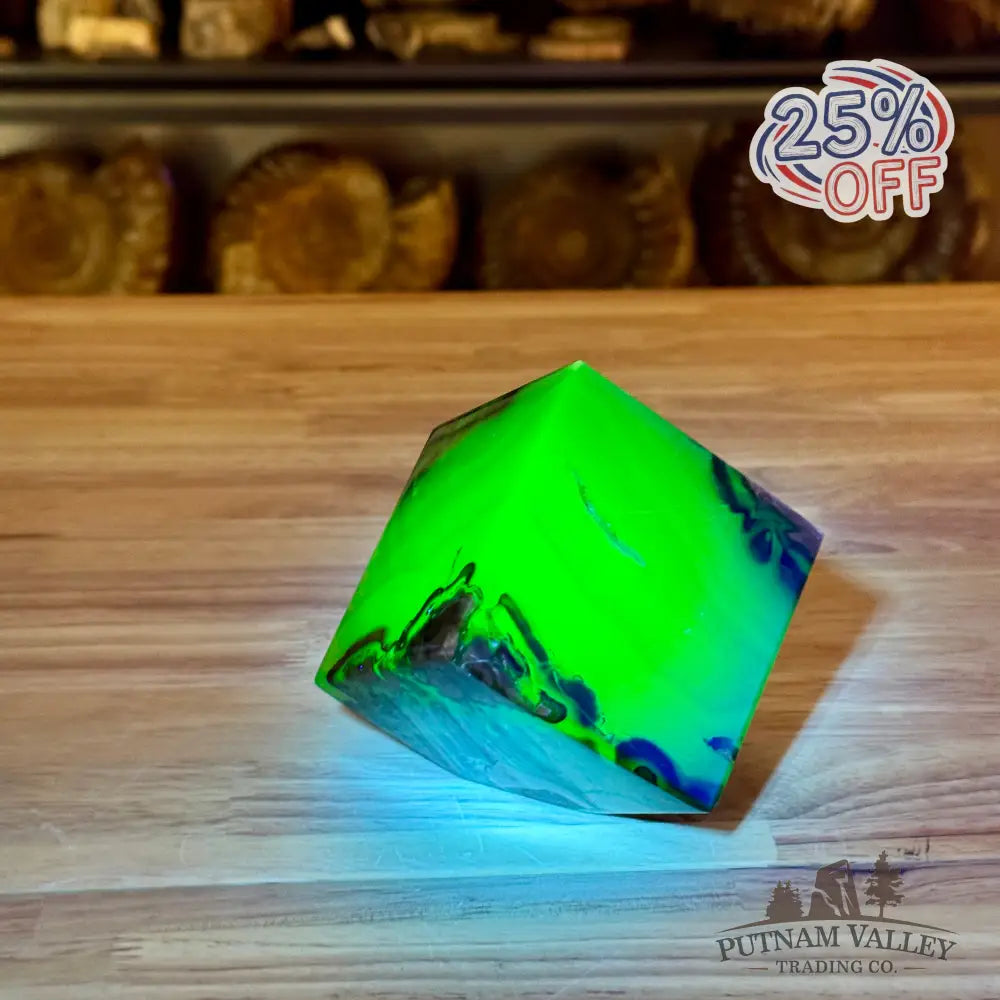Standing Volcano Agate Cube 3’’ Cube