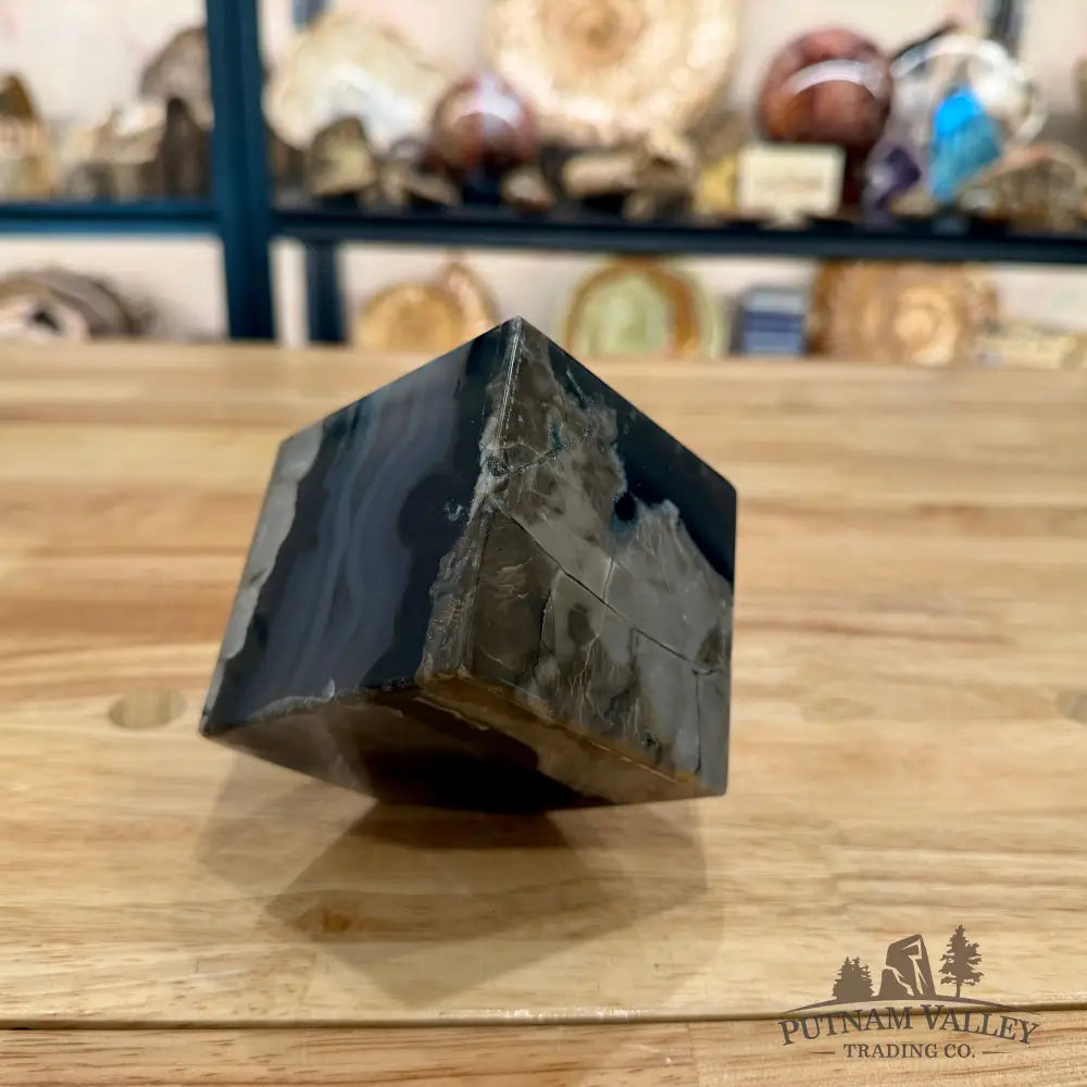 Standing Volcano Agate Cube 3’’ ? - Cube