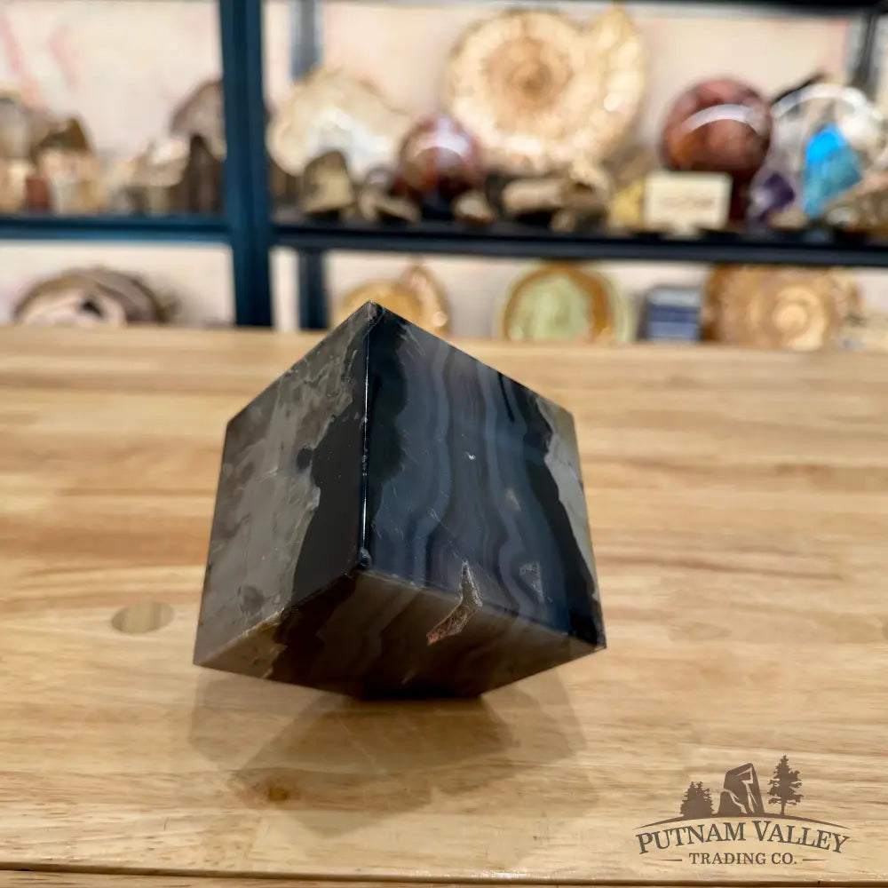 Standing Volcano Agate Cube 3’’ ? - Cube