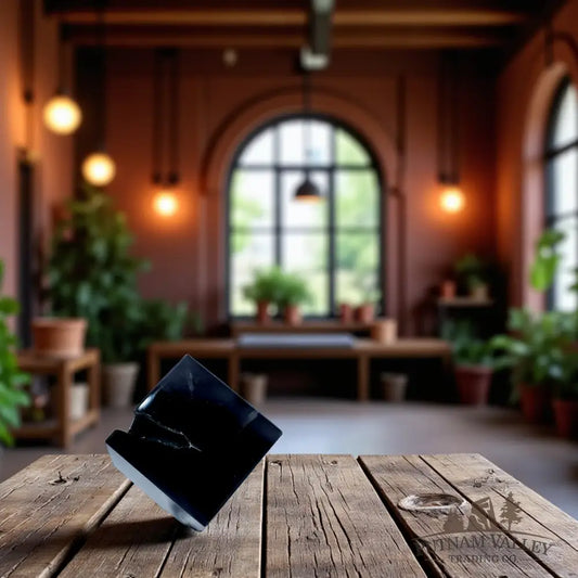 Standing Volcano Agate Cube Cube