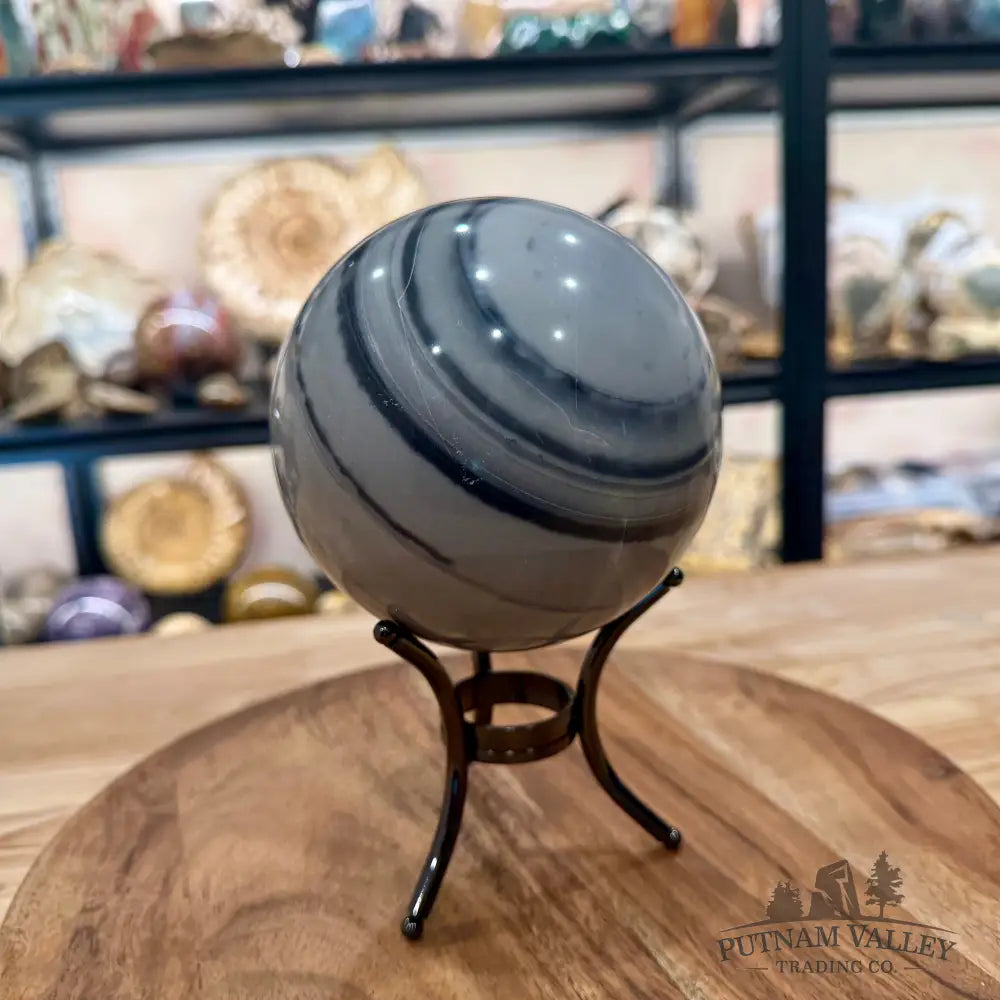 Taiji Jade Sphere 4.57’’ | Tai Chi Stone - Sphere