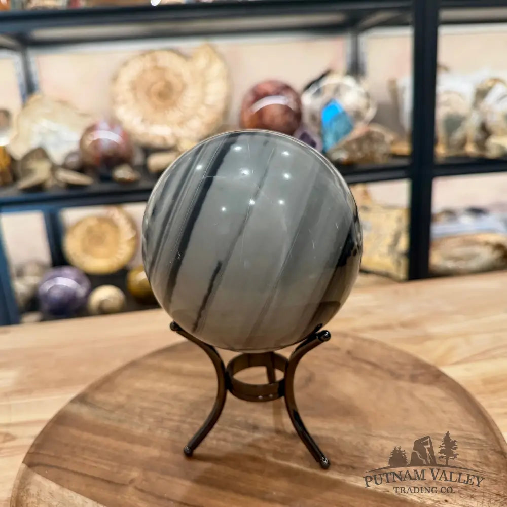Taiji Jade Sphere 4.57’’ | Tai Chi Stone - Sphere